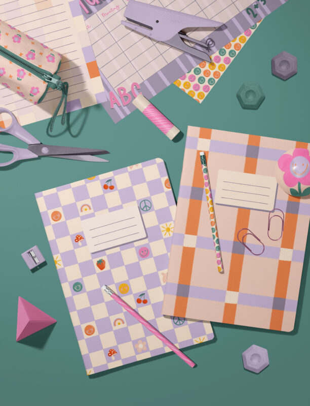 notebooks and stationery